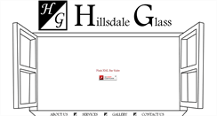 Desktop Screenshot of hillsdaleglass.com